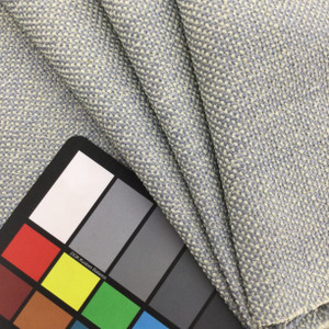 3.25 Yard Piece of Rustic Basket Weave Fabric | Sky Blue and Mint Green | Heavyweight Upholsery | 54" Wide | By the Yard