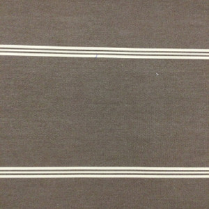 Striped Outdoor Fabric | Heathered Brown / Beige | Patio & Marine Upholstery / Awnings | WATERPROOF | Sunbrella-Like | 47" Wide | By the Yard