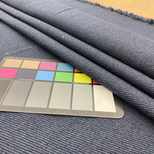 Two Toned Navy Blue Twill Indoor / Outdoor Fabric | Water-friendly | Upholstery / Curtains | Sunbrella-Like | 54 Wide | By the Yard