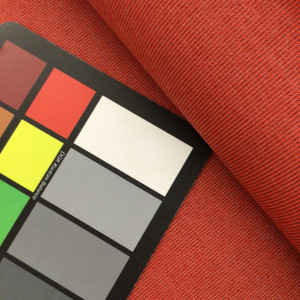 Heathered Two Toned Red Outdoor Fabric | Patio & Marine Upholstery / Awnings | WATERPROOF | Sunbrella-Like | 47" Wide | By the Yard