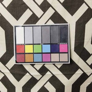 2.5 Yard Piece of Off White and Chocolate Brown Geometric Upholstery / Drapery Fabric | BTY |