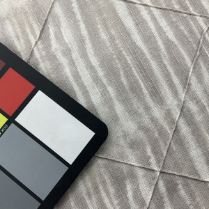 Tie Dye Lattice Home Decor Fabric | Grey / Taupe / White | Curtains / Light Upholstery | 100% Cotton | 54" Wide | By the Yard | PKL Studio "Tie Dye Tuck" in Pearl