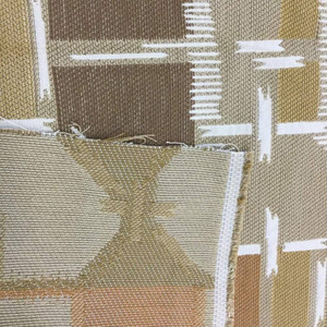 3 Yard Piece of Abstract Contemporary in Browns and Beige | Upholstery Fabric | 60 Wide | BTY