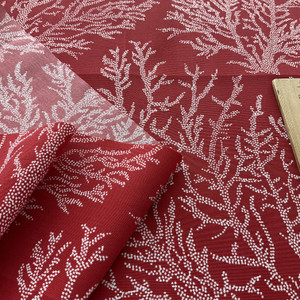 Richloom Solarium Outdoor Sea Coral Red | Lightweight Outdoor Fabric | Home Decor Fabric | 54" Wide