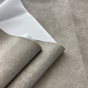 Richloom Tough Faux Leather Namibia Linen | Heavyweight Faux Leather Fabric | Home Decor Fabric | 54" Wide