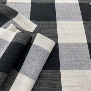 Richloom Fortress Performance Arden Onyx | Medium/Heavyweight Duck Fabric | Home Decor Fabric | 56" Wide