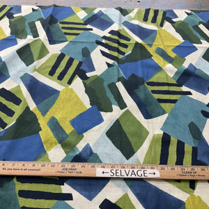 Richloom Platinum Showstopper Deepsea | Medium Weight Duck Fabric | Home Decor Fabric | 55" Wide