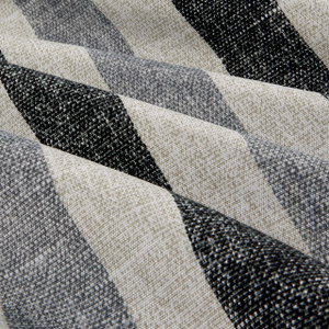 Richloom Solarium Outdoor Tilford Noir | Medium Weight Outdoor Fabric | Home Decor Fabric | 54" Wide