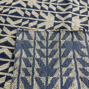 Richloom Clear Enpointe Performance Woven Indigo | Medium Weight Jacquard, Woven Fabric | Home Decor Fabric | 54" Wide