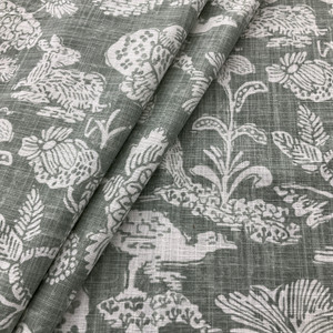 Richloom Platinum Howland Slub Duck Lichen | Medium/Heavyweight Duck, Woven Fabric | Home Decor Fabric | 54" Wide