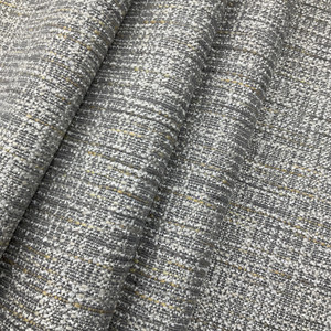 Richloom Fortress Clear Butner Woven Mica | Medium/Heavyweight Woven Fabric | Home Decor Fabric | 54" Wide