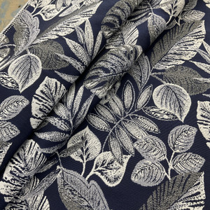 Richloom Solarium Outdoor Jacquard Casco Lapis | Medium/Heavyweight Jacquard, Outdoor Fabric | Home Decor Fabric | 54" Wide