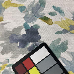 Richloom Digital Fortress Home Performance Roxanne Slub Duck Azure | Medium/Heavyweight Duck Fabric | Home Decor Fabric | 54" Wide