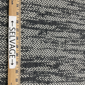 Richloom Platinum Chilton Woven Graphite | Home Decor Fabric | 55" Wide