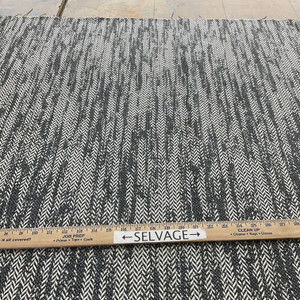 Richloom Platinum Chilton Woven Graphite | Home Decor Fabric | 55" Wide