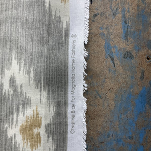Magnolia Home Fashions Dakota Grey | Medium Weight Duck Fabric | Home Decor Fabric | 54" Wide