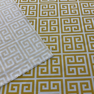 Premier Prints Indoor/Outdoor Towers Citrus Yellow | Medium Weight Outdoor Fabric | Home Decor Fabric | 54" Wide