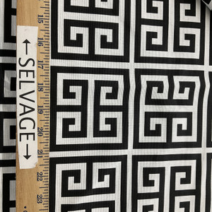 Premier Prints Towers Black/White | Medium Weight Duck Fabric | Home Decor Fabric | 54" Wide