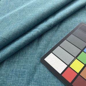 Vintage Poly Burlap Turquoise | Medium Weight Burlap Fabric | Home Decor Fabric | 58" Wide