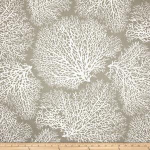 Magnolia Home Fashions Ariel Coral Driftwood | Medium Weight Duck Fabric | Home Decor Fabric | 54" Wide