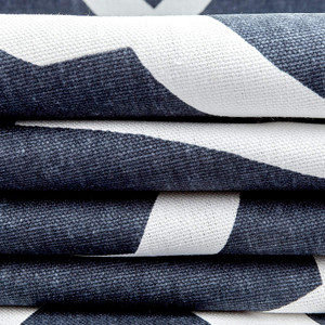 Premier Prints Morrow Navy/White | Medium Weight Duck Fabric | Home Decor Fabric | 54" Wide