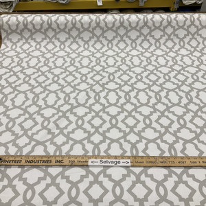 Premier Prints Sheffield French Grey | Medium Weight Duck Fabric | Home Decor Fabric | 54" Wide