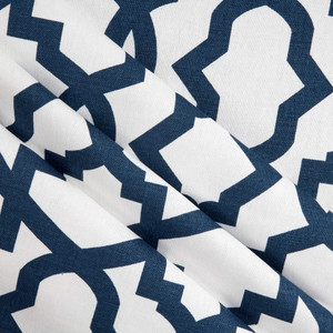 Premier Prints Sheffield Premier Navy | Medium Weight Duck Fabric | Home Decor Fabric | 54" Wide