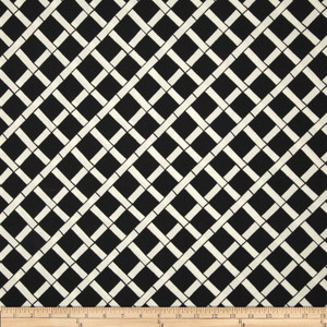 Premier Prints Indoor/Outdoor Cadence Ebony | Medium Weight Outdoor Fabric | Home Decor Fabric | 54" Wide
