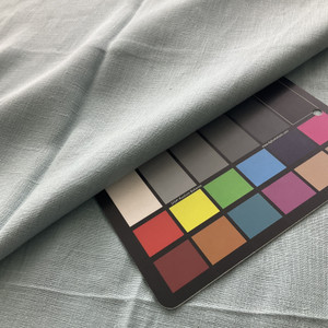 European 100% Washed Linen Mosaic Blue | Medium Weight Linen Fabric | Home Decor Fabric | 56" Wide