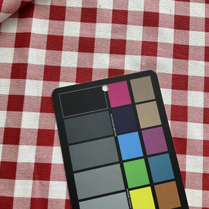 Premier Prints Plaid Duck Lipstick | Medium Weight Duck Fabric | Home Decor Fabric | 54" Wide