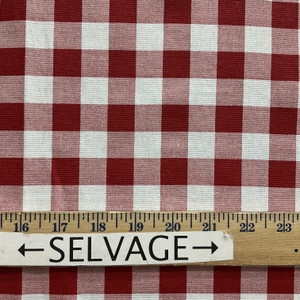 Premier Prints Plaid Duck Lipstick | Medium Weight Duck Fabric | Home Decor Fabric | 54" Wide