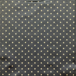 Premier Prints Mini Stars Premier Navy Twill | Lightweight Twill Fabric | Home Decor Fabric | 54" Wide