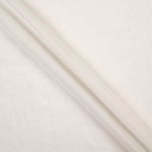 108" Crushed Sheer Voile Ivory | Very Lightweight Voile Fabric | Home Decor Fabric | 108" Wide