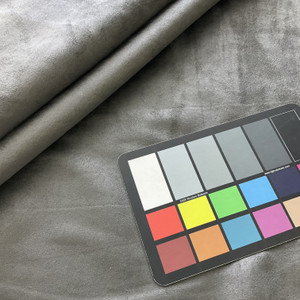 Vintage Suede Gray | Medium/Heavyweight Faux Suede Fabric | Home Decor Fabric | 58" Wide