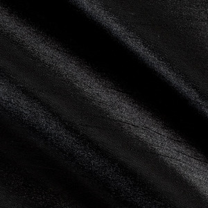 120"Faux Dupioni Black | Very Lightweight Dupioni Fabric | Home Decor Fabric | 120" Wide