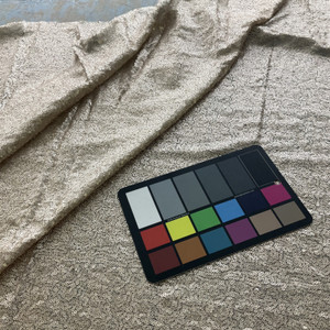 Glitz Sequin & Mesh Champagne | Medium Weight Mesh Fabric | Home Decor Fabric | 52" Wide