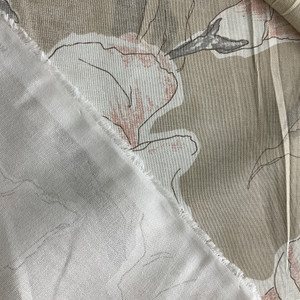 Magnolia Home Fashions Calla Driftwood | Medium Weight Duck Fabric | Home Decor Fabric | 54" Wide