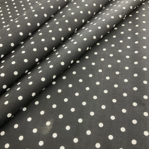 Premier Prints Indoor/Outdoor Mini Dot Black | Medium Weight Outdoor Fabric | Home Decor Fabric | 54" Wide