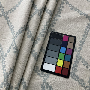 Lacefield Designs Medina Swedish Blue Basketweave | Medium/Heavyweight Basketweave Fabric | Home Decor Fabric | 54" Wide