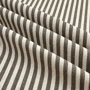 Golding by P/Kaufmann Scout Stripe Coffee | Home Decor Fabric | 55" Wide