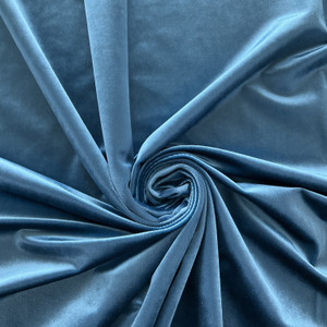 Plush Darling Velvet Teal | Heavyweight Velvet Fabric | Home Decor Fabric | 55" Wide