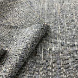 P Kaufmann Handcraft Pescara Woven Ink Blue | Heavyweight Woven Fabric | Home Decor Fabric | 54" Wide