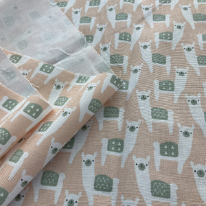 Premier Prints Alpaca Farm Sundown | Lightweight Duck Fabric | Home Decor Fabric | 54" Wide