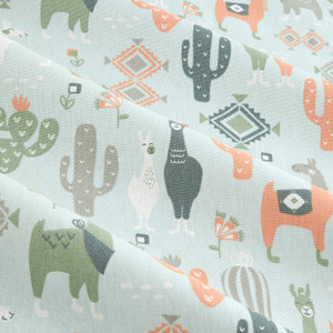 Premier Prints Llama Love Sundown | Home Decor Fabric | 54" Wide