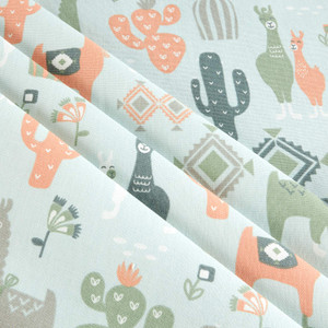 Premier Prints Llama Love Sundown | Home Decor Fabric | 54" Wide