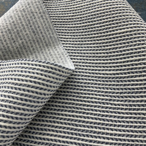 Magnolia Home Fashions Tuxedo Basketweave Denim | Medium/Heavyweight Basketweave Fabric | Home Decor Fabric | 54" Wide