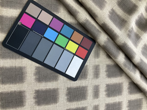 ED Ellen DeGeneres Nopal Taupe | Medium/Heavyweight Batik Fabric | Home Decor Fabric | 54" Wide