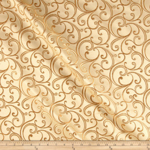 Europatex Swirl Jacquard White | Home Decor Fabric | 57" Wide