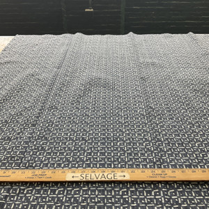 Diaz Linen Blend Basketweave Azure | Heavyweight Basketweave Fabric | Home Decor Fabric | Lacefield Designs | 55" Wide