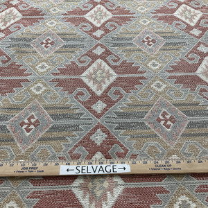 Artistry Tribal Southwest San Xavier Jacquard Sunset | Very Heavyweight Jacquard Fabric | Home Decor Fabric | 57" Wide
